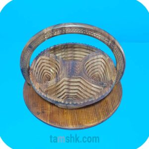 جا شکلاتی چوبی تاشو طرح 4 خانه