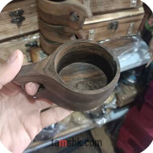فنجان چوبی قهوه