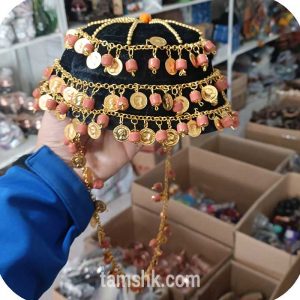 کلاه کردی زنانه کد02 طرح شیلان